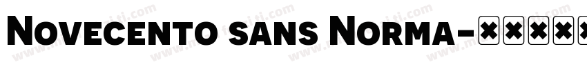 Novecento sans Norma字体转换